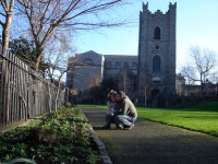 The trip in the mediaval part of city