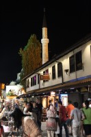 no�n� ulice v Sarajevo