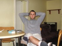 Dav�a ve�er p�ed n�stupem do pr�ce