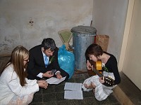 Posledn� p��prava p�ed vystoupen�m