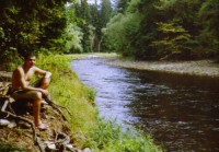  V t�hle �ece jsme se koupali. Tak �istou �eku jsme je�t� nevid�li - Otava